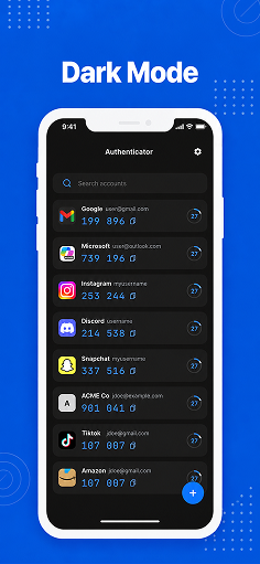 Authenticator screenshot 1