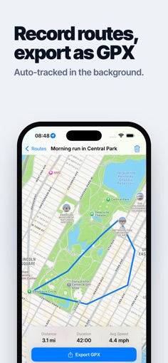 Logi - GPS & Route Tracker screenshot 3